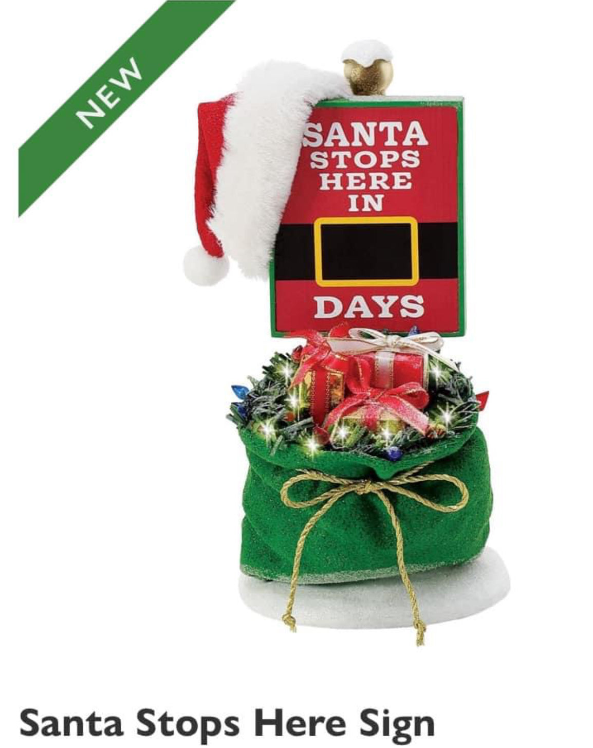 Possible Dreams Santa Stops Here Sign