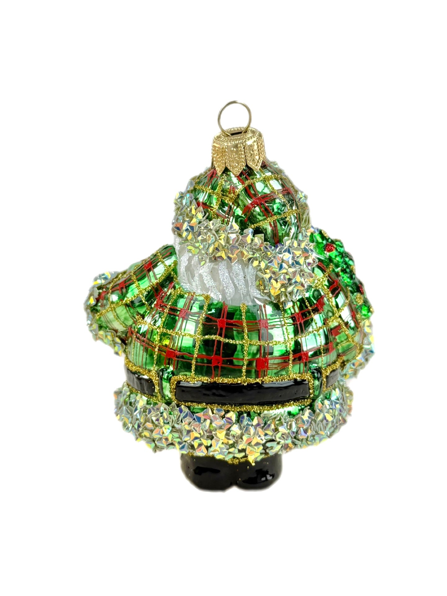 Starlight Plaid Santa