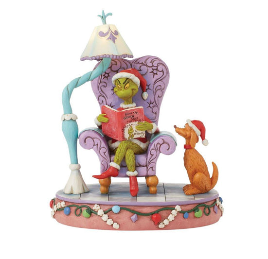 Grinch in Chair with Lamp