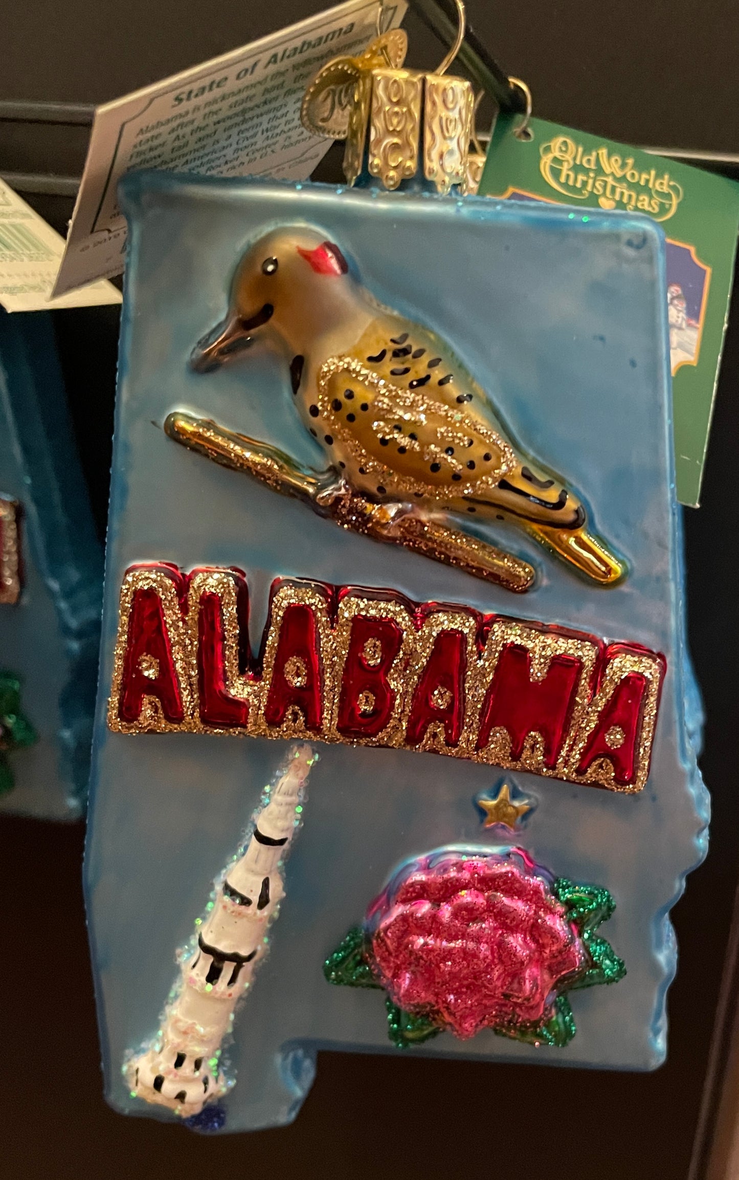 State of Alabama Ornament