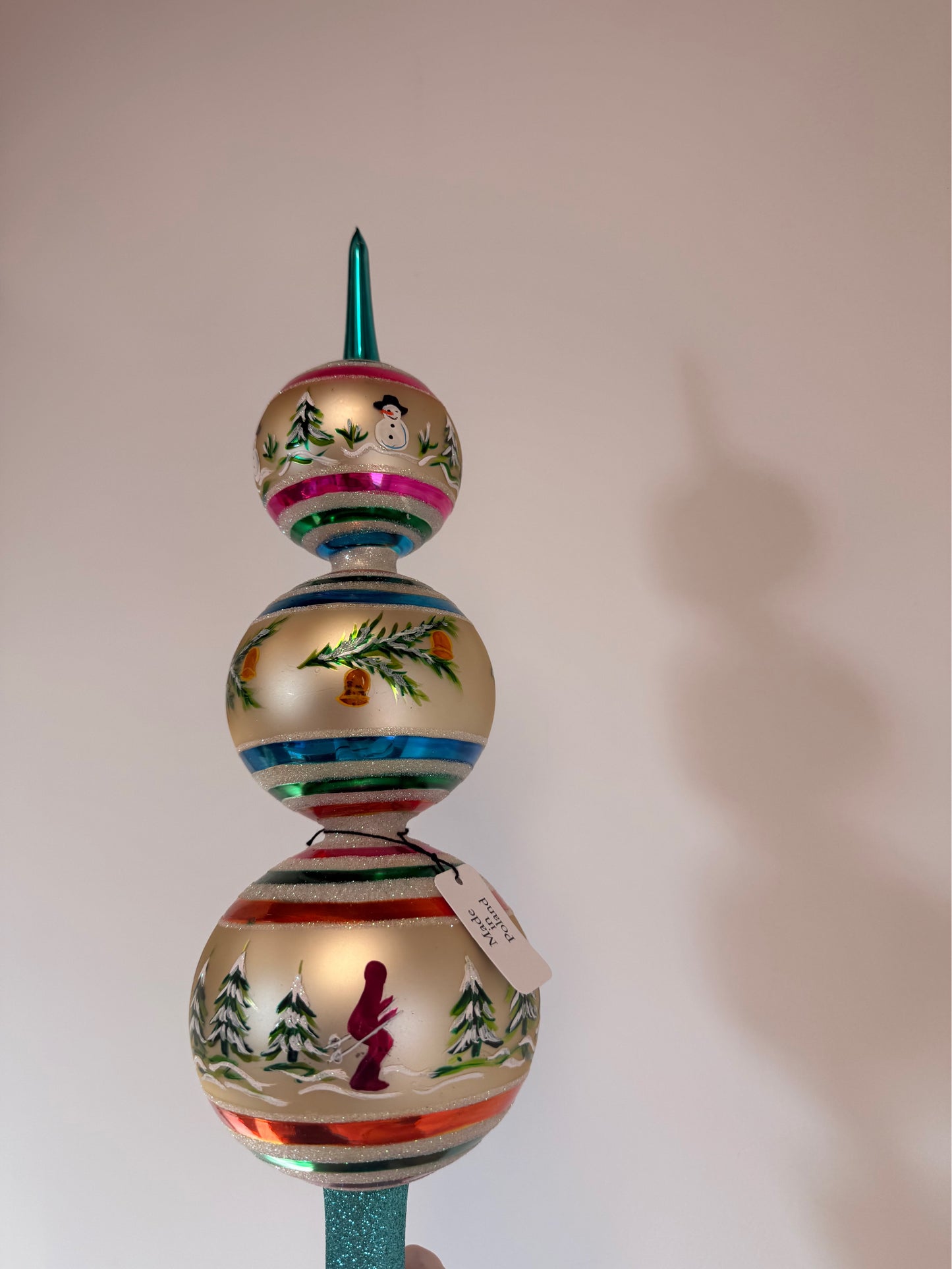 Topper with stamped trees 9355500