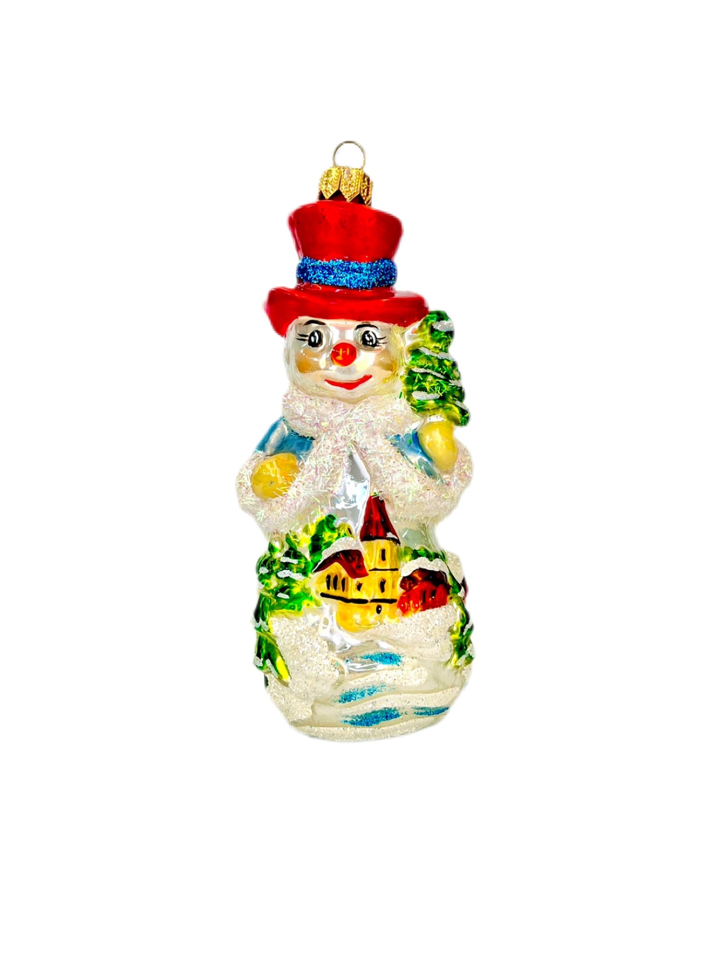 Snowman Painted Scene