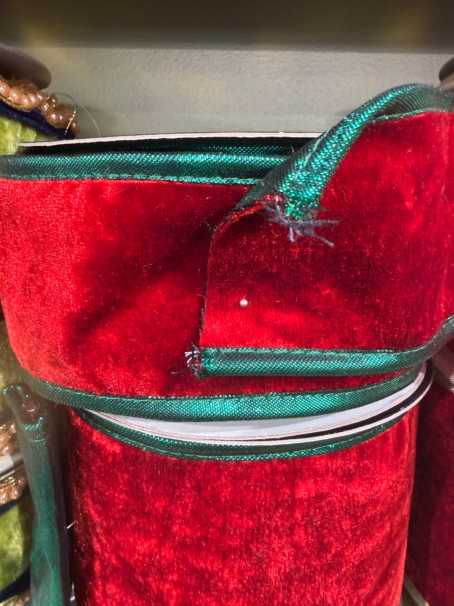 JME premium holiday ribbon for wreaths, trees, and seasonal décor