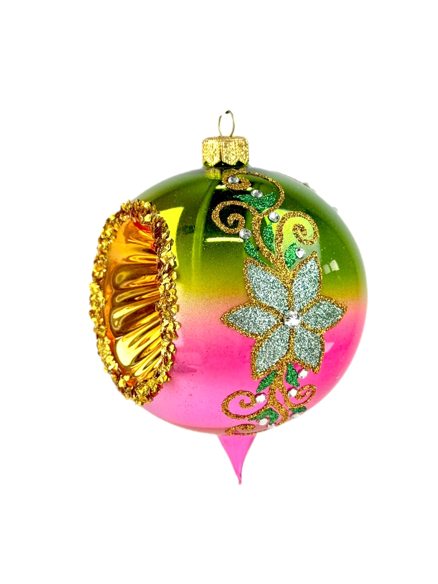 Sunburst Green and Pink