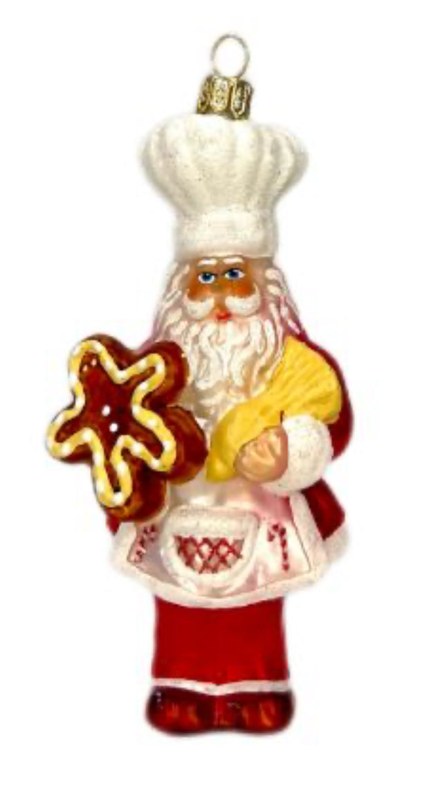 Santa with Gingerbread Man