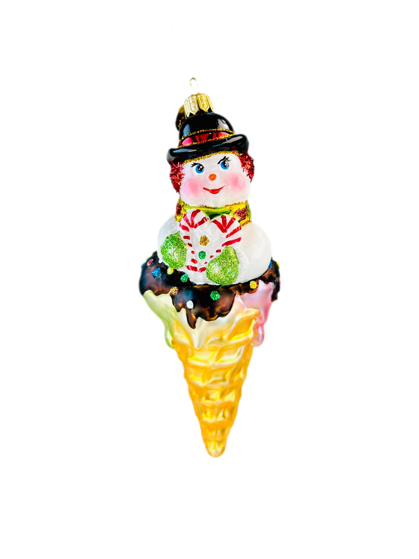 Ice cream snowman