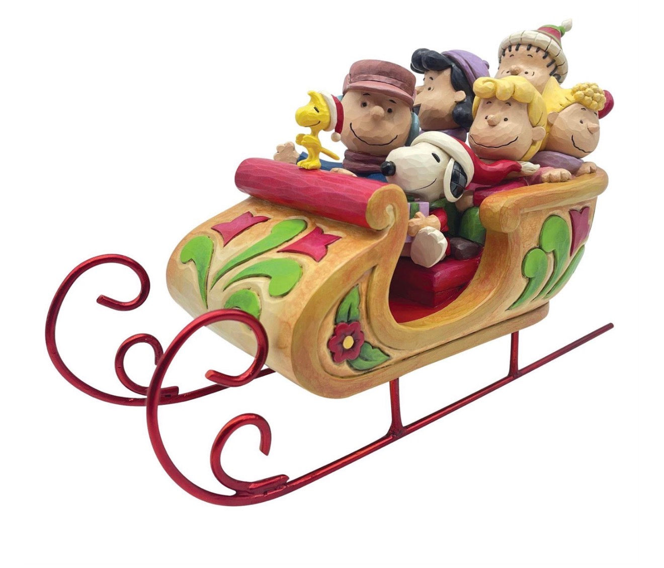 Snoopy and Friends in Sleigh