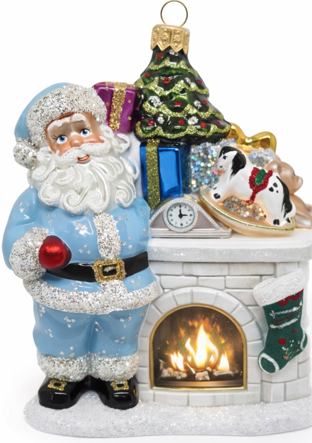 Twas The Night Santa Blue