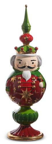 13" SANTA OR NUTCRACKER FINIAL