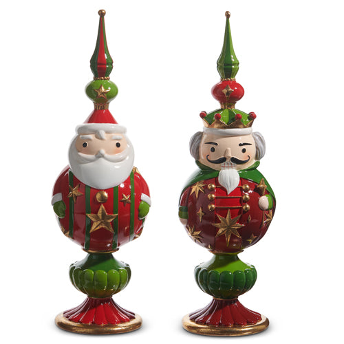 13" SANTA OR NUTCRACKER FINIAL