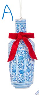 6" CHINOISERIE MELODY ORNAMENT
