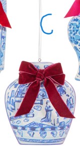 6" CHINOISERIE MELODY ORNAMENT