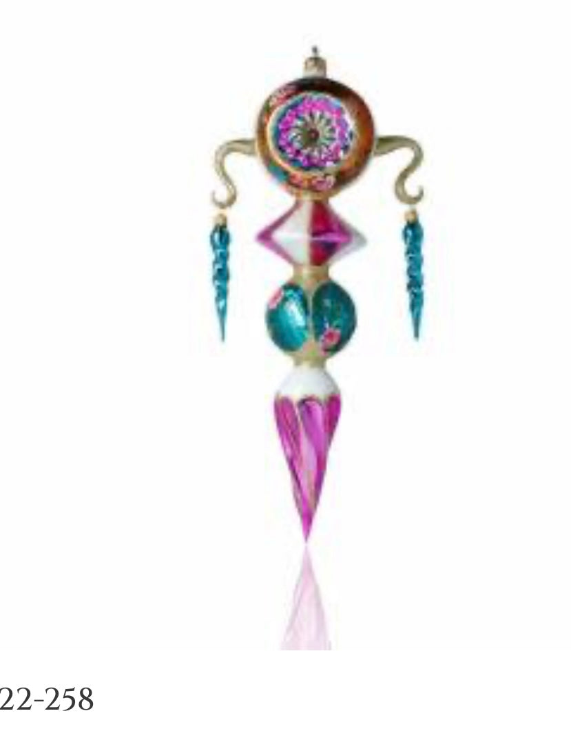 Pink and Teal Drop