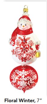 7-Inch Floral Winter by HeARTfully Yours™ - E & C Creations