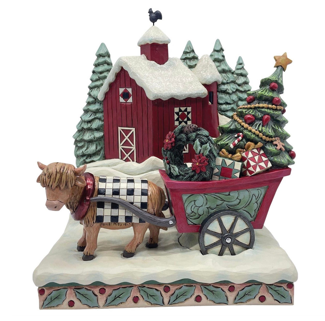 Highland Glen Barn Scene Figure
