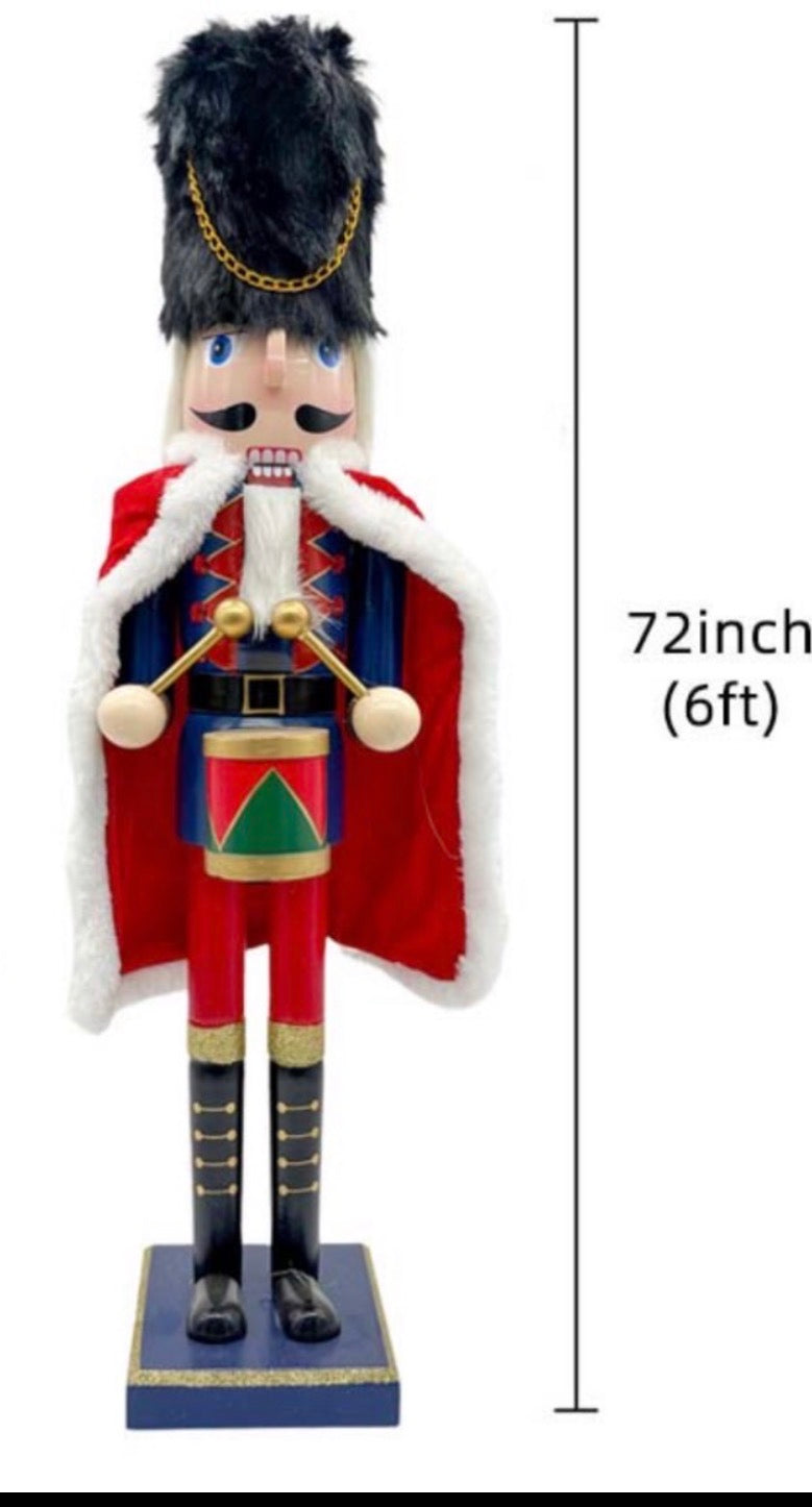 72" Drummer Nutcracker