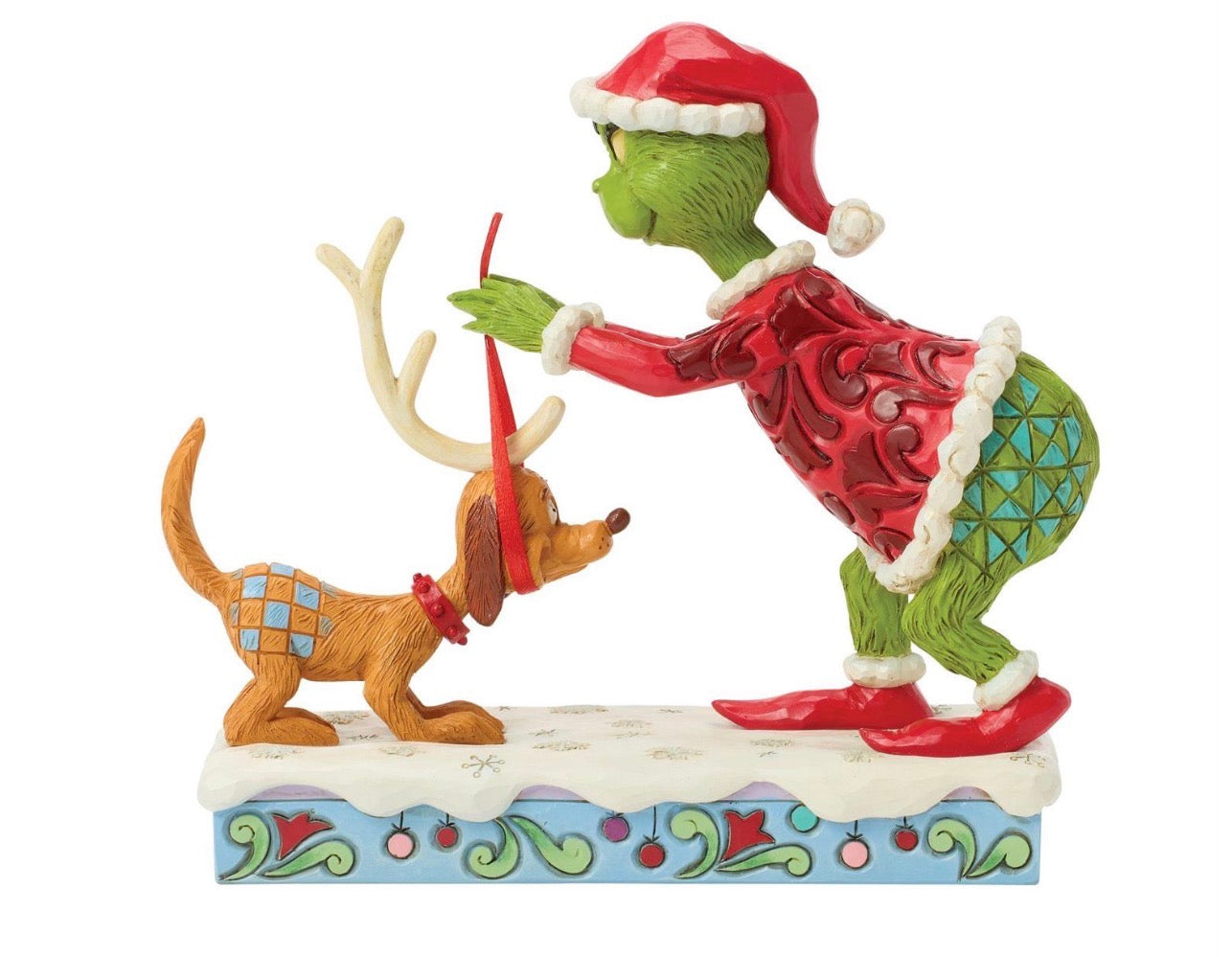 Grinch Tying Antlers Max Figure