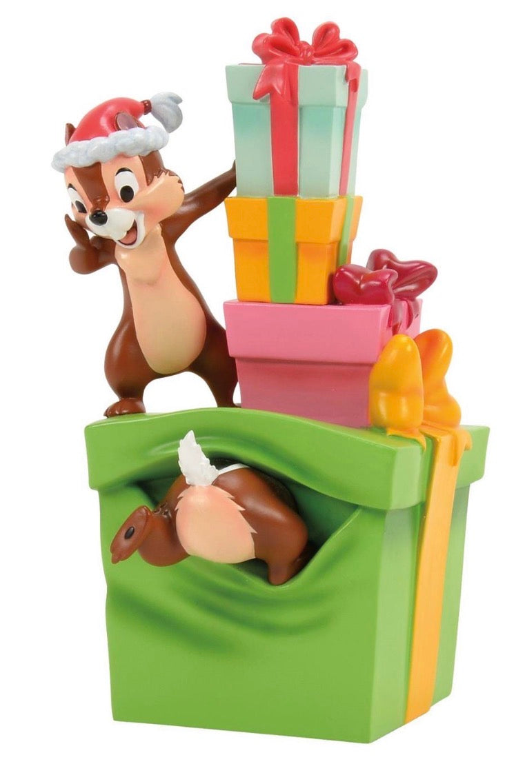 Chip and Dale with Christmas Presents