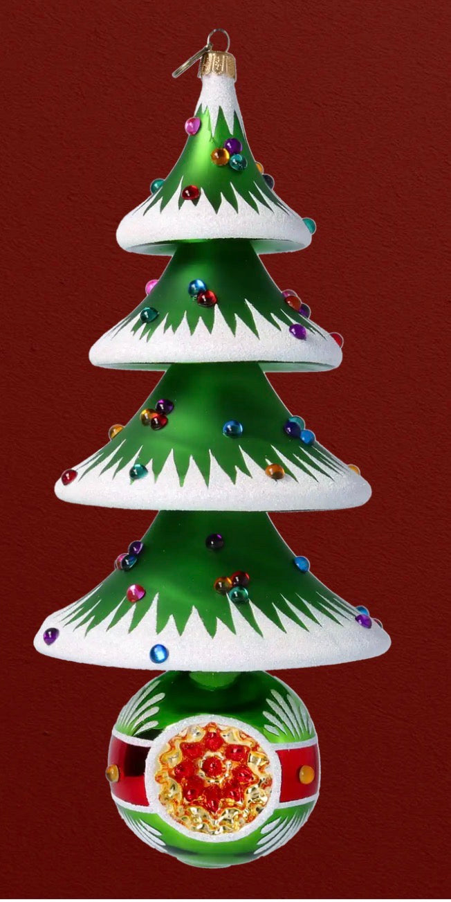 Green Tree with Reflector