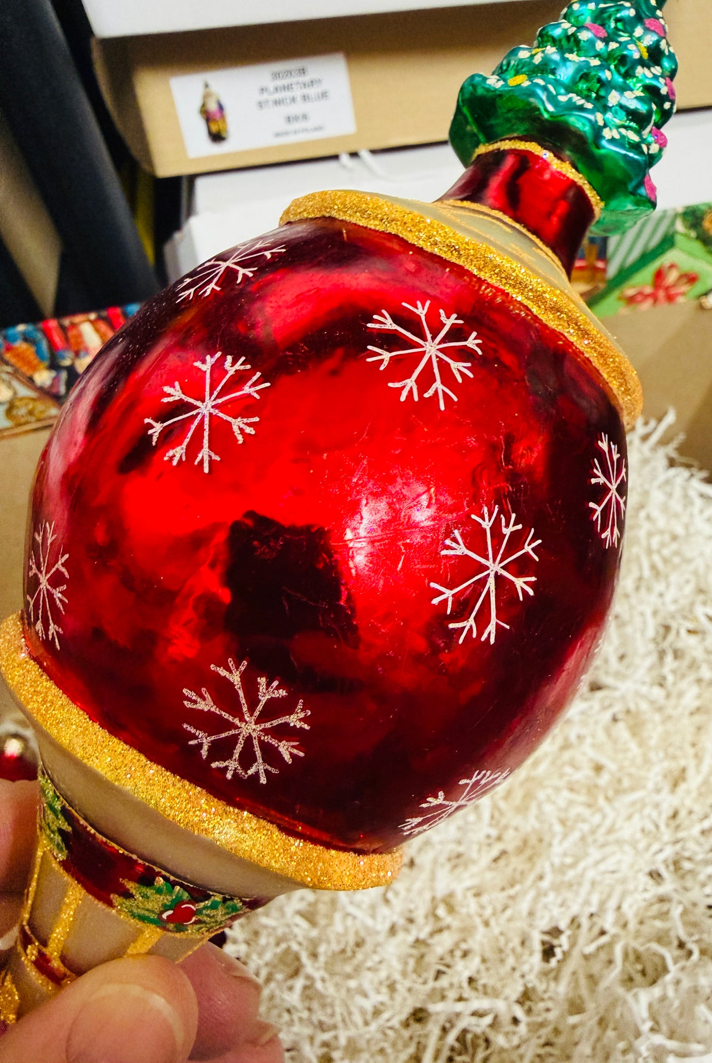 Christmas Tree Spindle Ornament