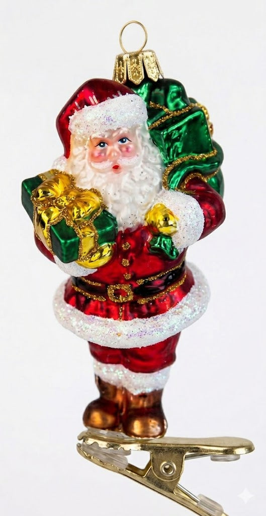 Yuletide Clip-On Santa