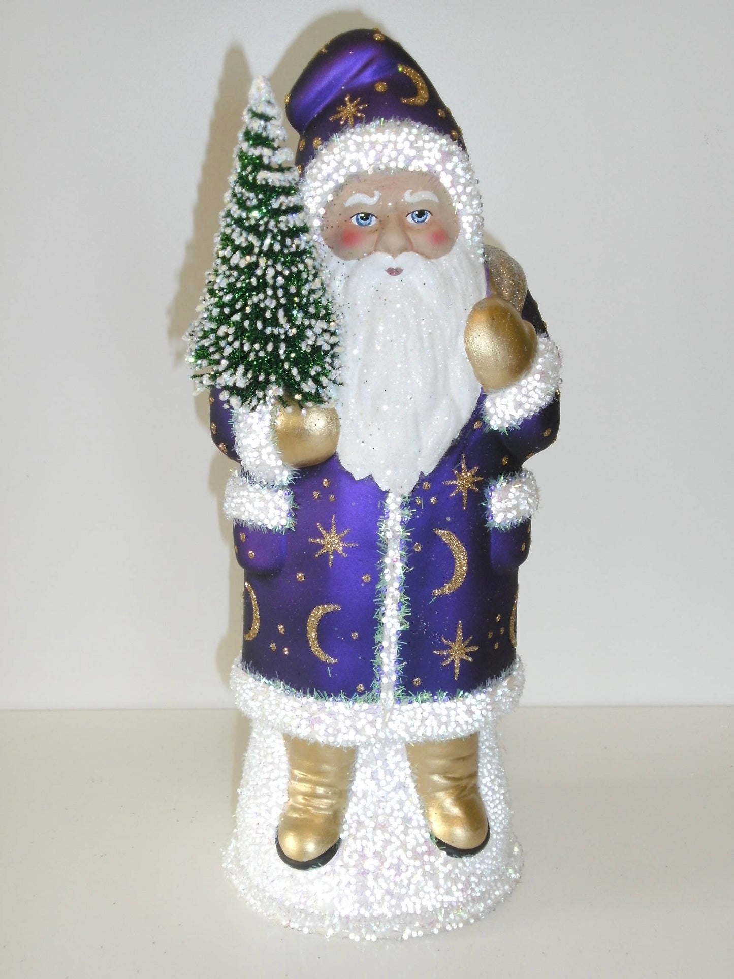 E&C Creations Exclusive Violet Coat Santa