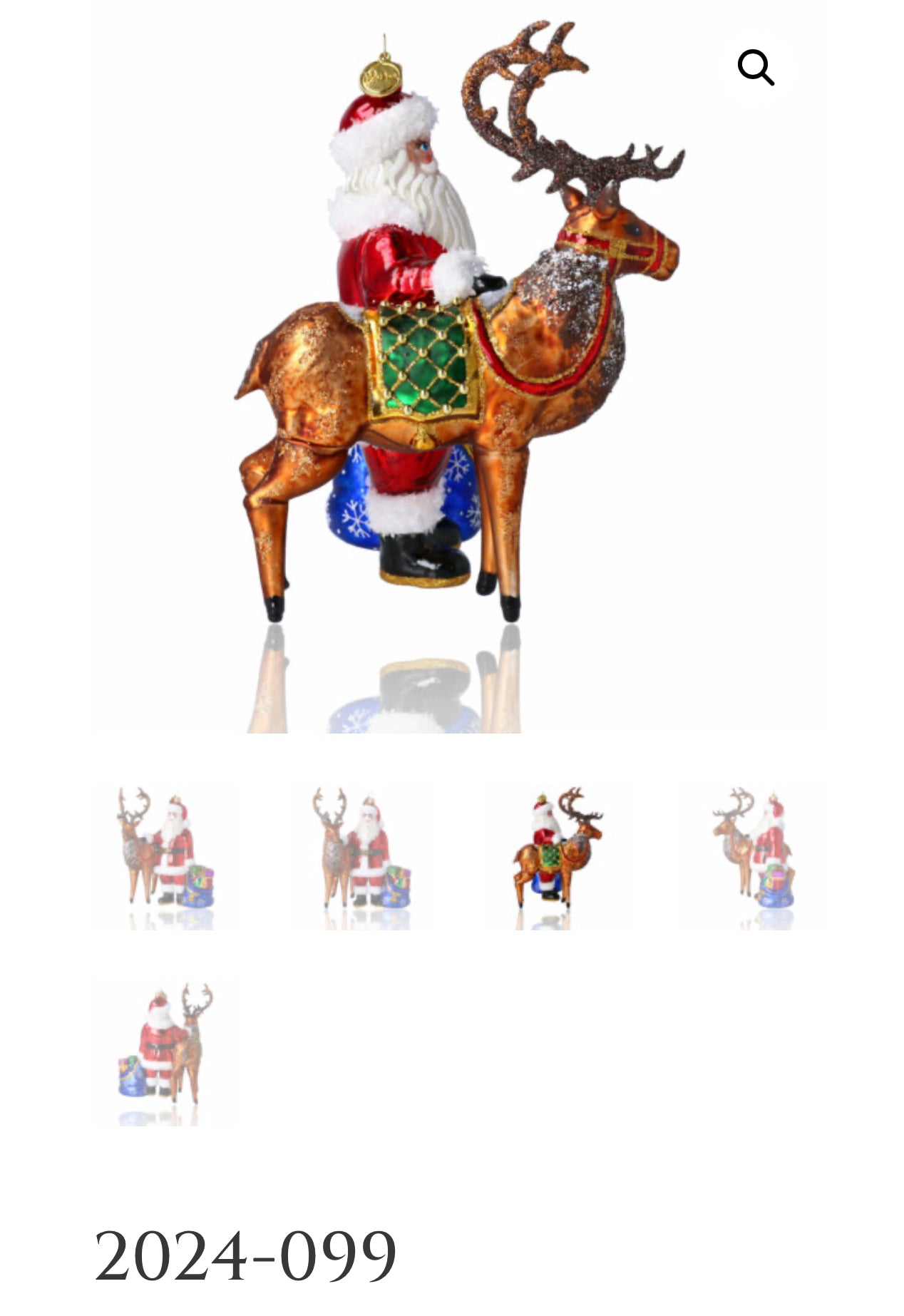 Santa with Reindeer