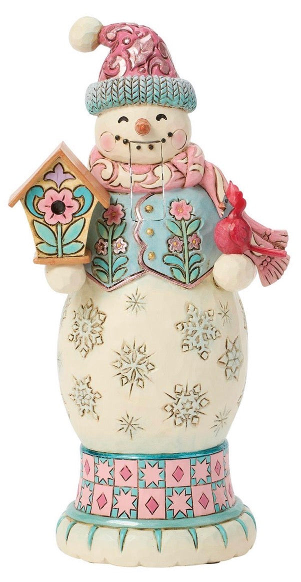Snowman Nutcracker Pastel