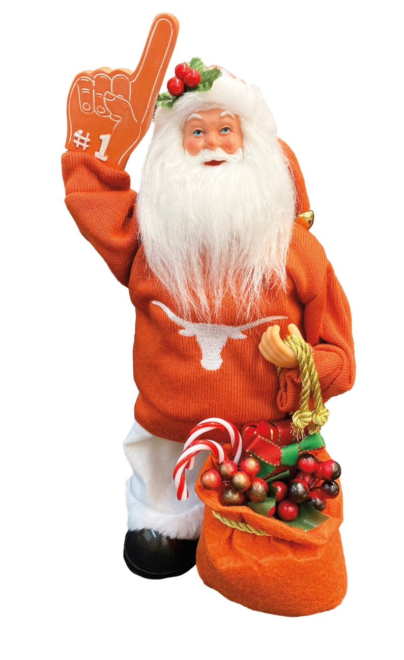 12″ TEXAS ANIMATED/MUSICAL SANTA