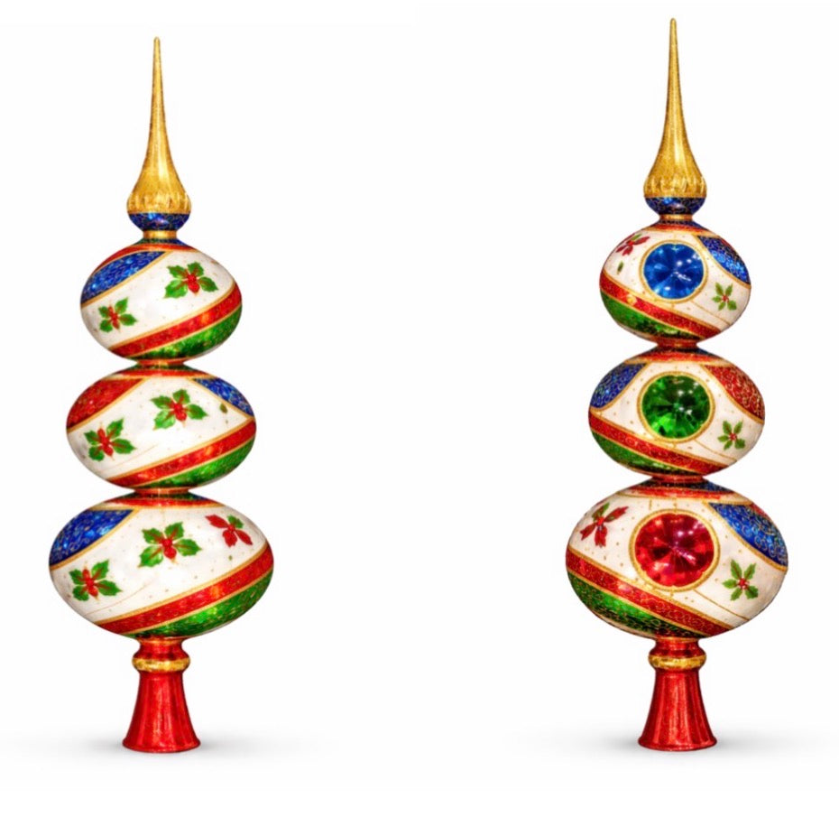 Holly Swirl Finial