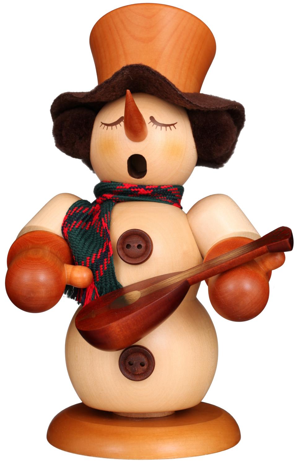 Christian Ulbricht Smoker - Snowman holding a lute