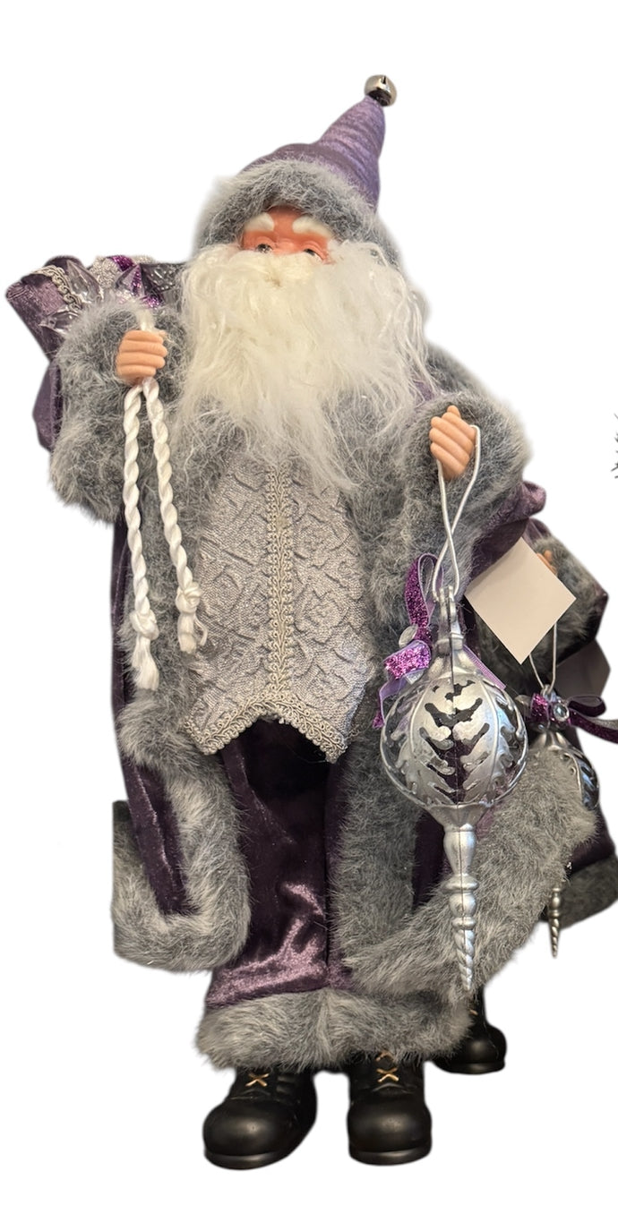 Purple 19" Santa