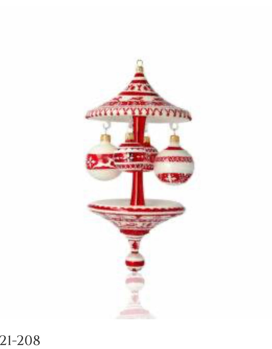Red and White Ball Carousel Pre Order