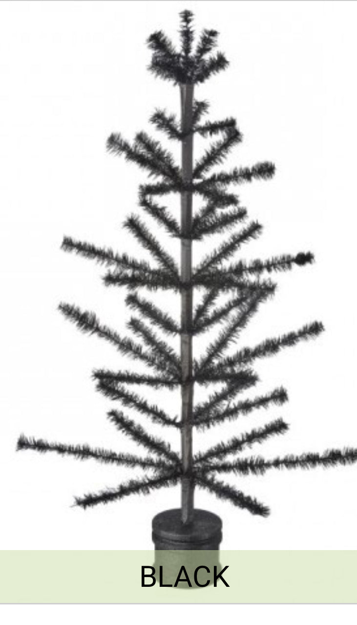 36" feather tree with base