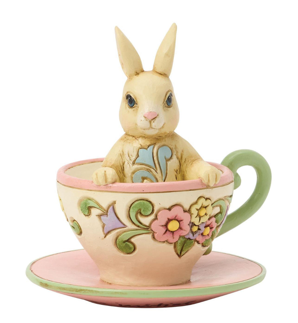 Bunny in Teacup Mini Fig