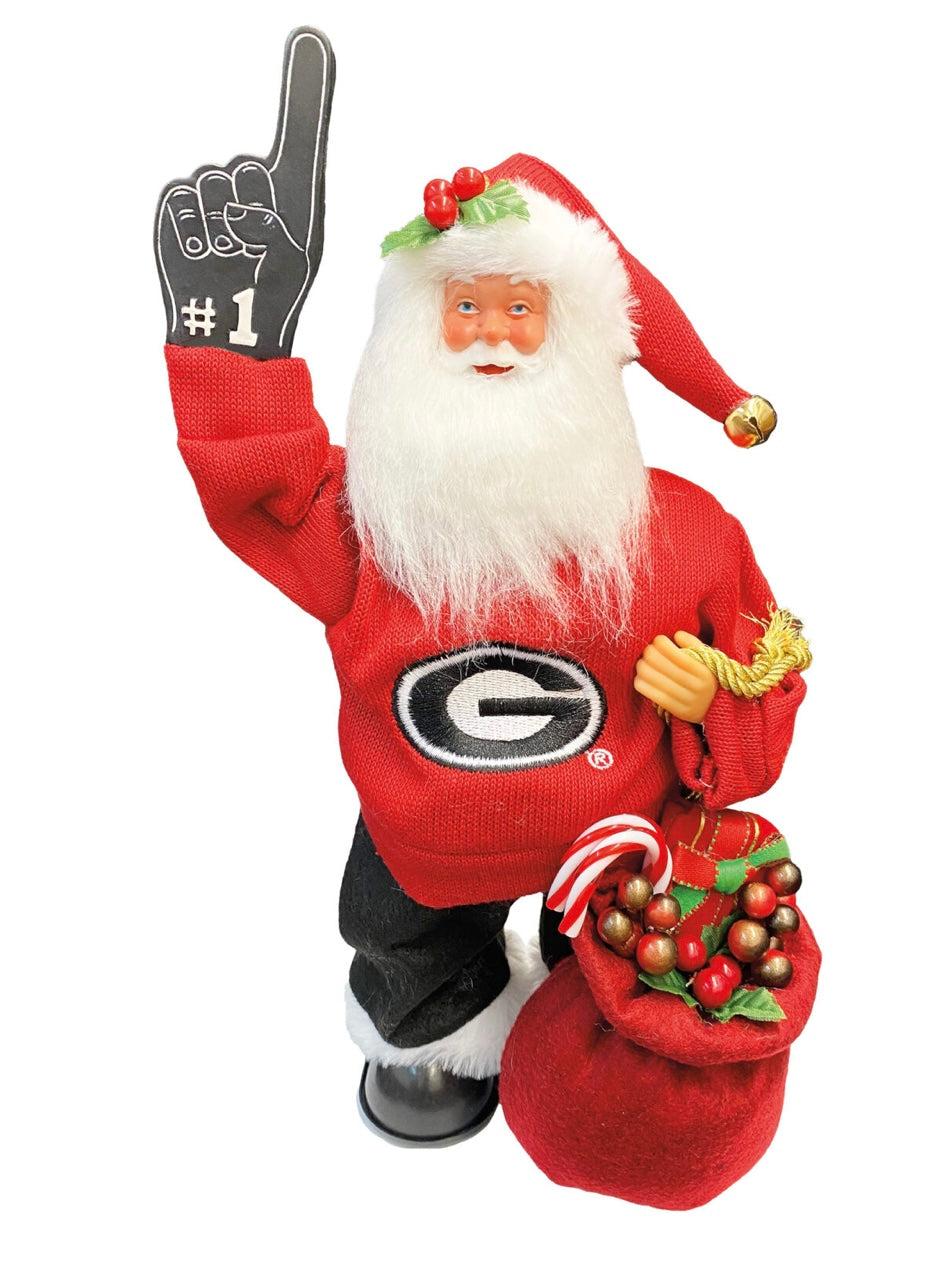 12″ GEORGIA ANIMATED/MUSICAL SANTA