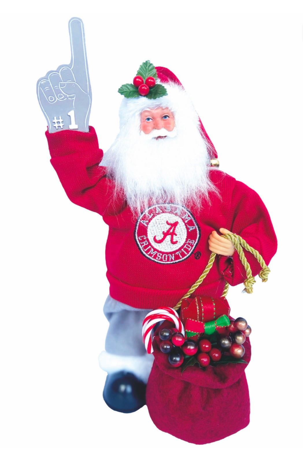 12″ ALABAMA ANIMATED/MUSICAL SANTA
