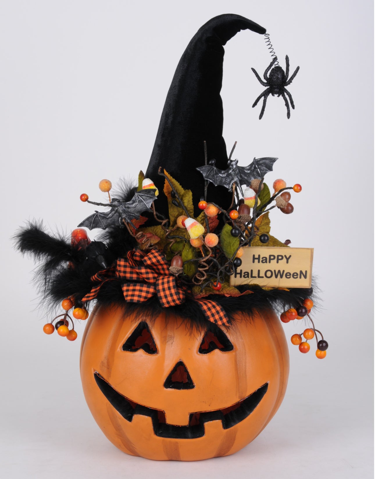 Lighted Fiber Optic Pumpkin