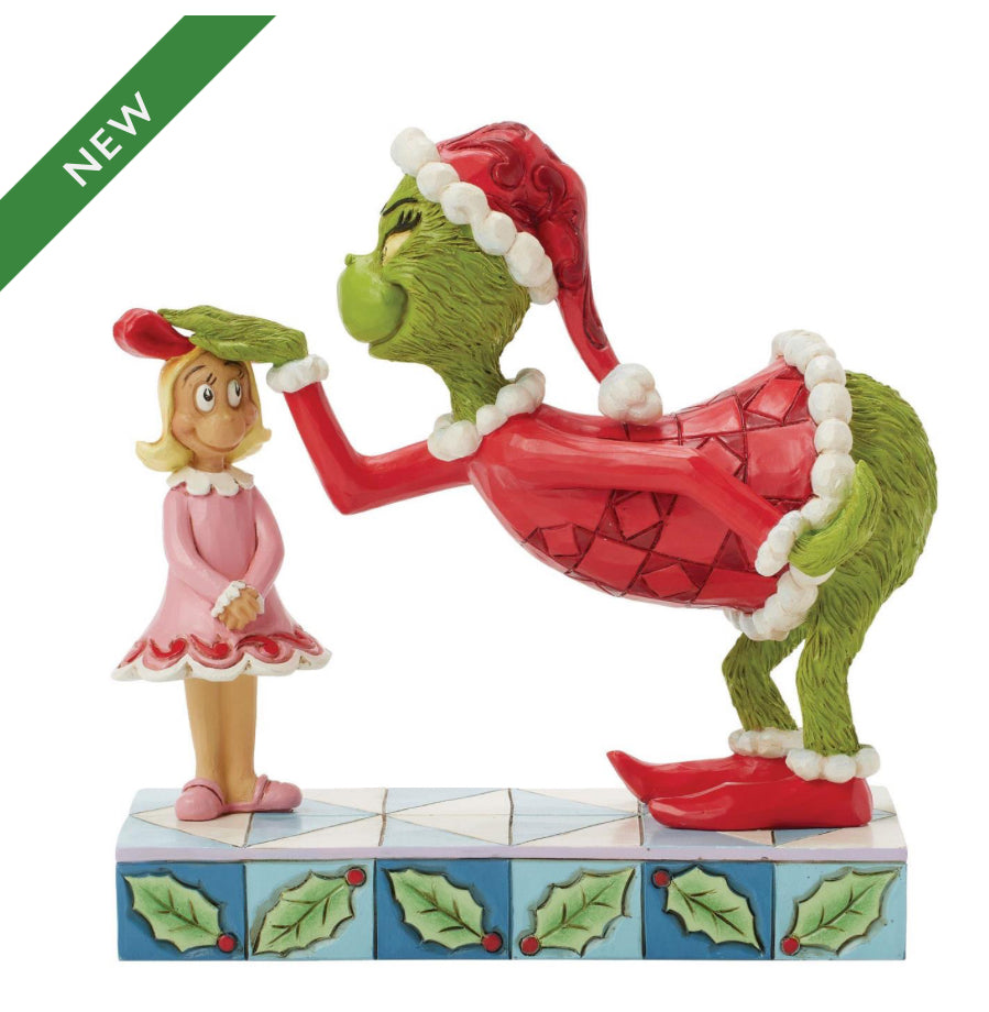 Grinch Pat Cindy Lou's Head Figure