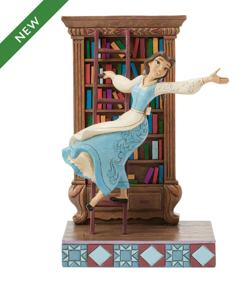Belle with Bookshelf