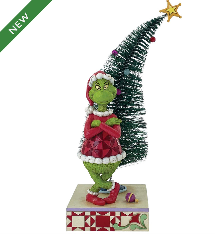 Grinch with Arms Crossed Figure