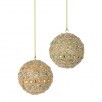 4" SEQUIN W/BEADED BALL