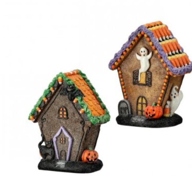 6.5" RESIN HAUNTED HOUSE