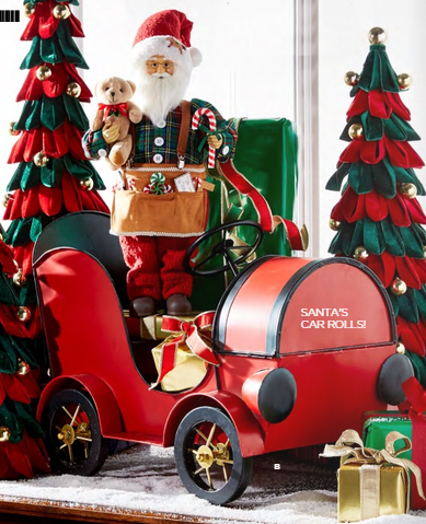 24" SANTA'S CAR