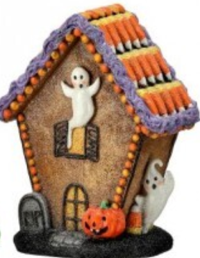 6.5" RESIN HAUNTED HOUSE