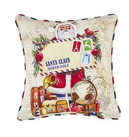 14" Postcard Pillow