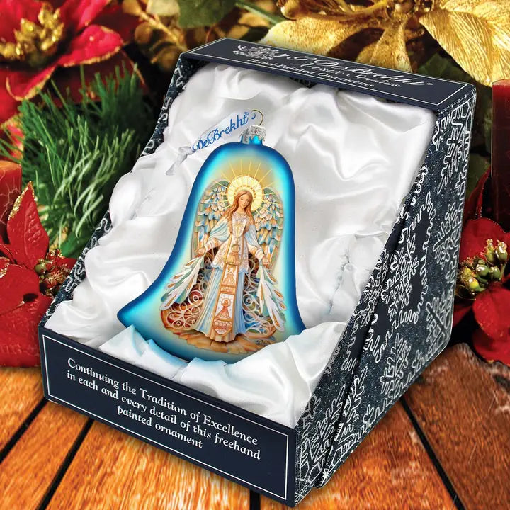 Lightbearing Angel Glass Ornament