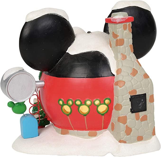 Department 56 Disney Village Mickey's Balloon Inflators Lit Building, 6.75 Inch, Multicolor - E & C Creations