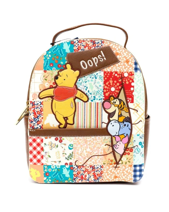 DISNEY WINNIE THE POOH PATCHWORK MINI BACKPACK - E & C Creations