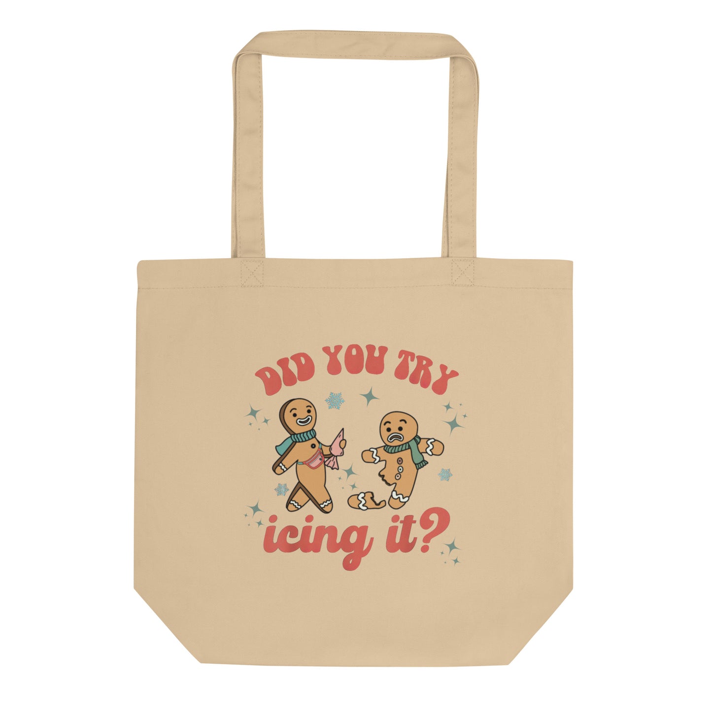 Did you try icing it? Eco Tote Bag AT addition